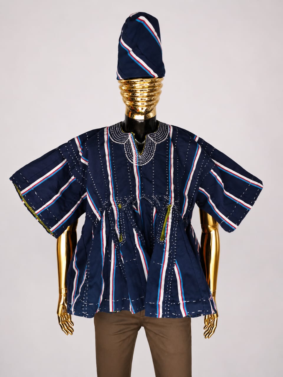 Modern African Executive Wear | Handwoven Fugu & Batakari Smocks Online